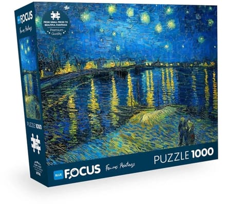 Puzzel - Sterrennacht boven de Rhône- van Gogh - 1000 stukjes