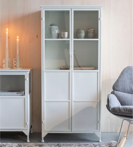 Housecraft Living Miya Kast/ Opbergkast Hoog Metaal Wit