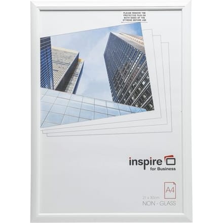 Hampton fotokader | 1.4 cm PVC profiel | wit | A4