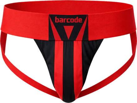 Barcode Berlin Jockstrap Zuri Red/Black - MAAT M - Heren Ondergoed - Jockstrap voor Man - Mannen Jock