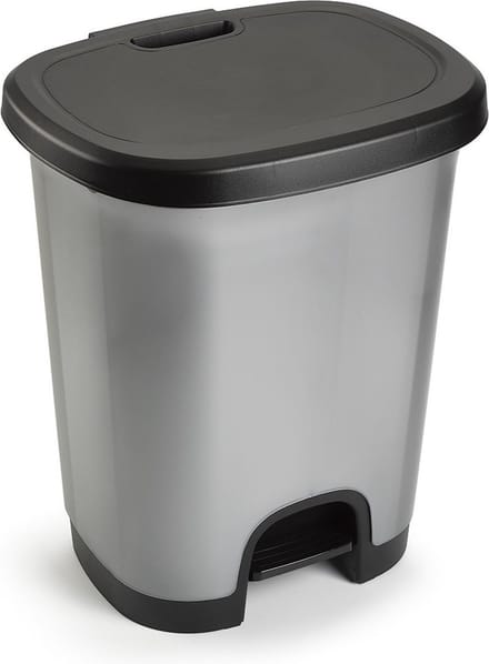 PlasticForte Pedaalemmer - 27L - 38 x 32 x 45 cm - prullenbak