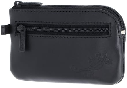 oxmox Leren sleutelgeval Leather Keyholder Lizard 2.0 Embossed Black zwart