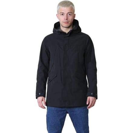 Marks and Spencer Katoen Blend Hooded Mac Stormwear Jacket