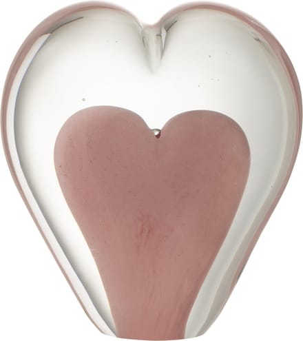 J-Line presse-papier Hart - glas - roze - large