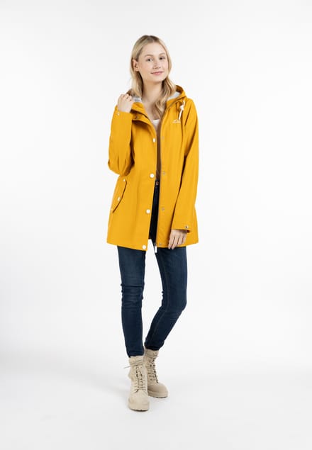 ICEBOUND Regenjas Dames mosterd