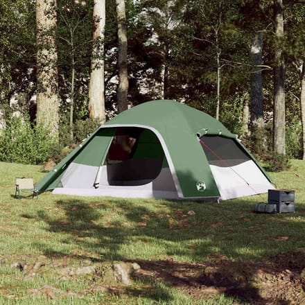vidaXL - Koepeltent - 6-persoons - waterdicht - groen
