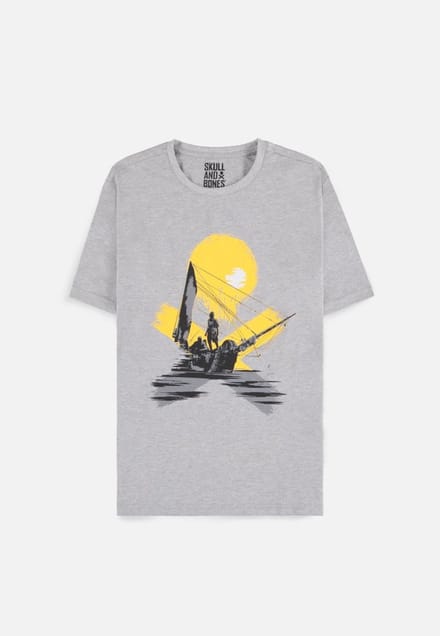 Skull And Bones - Lost At Sea Heren T-shirt - XL - Grijs