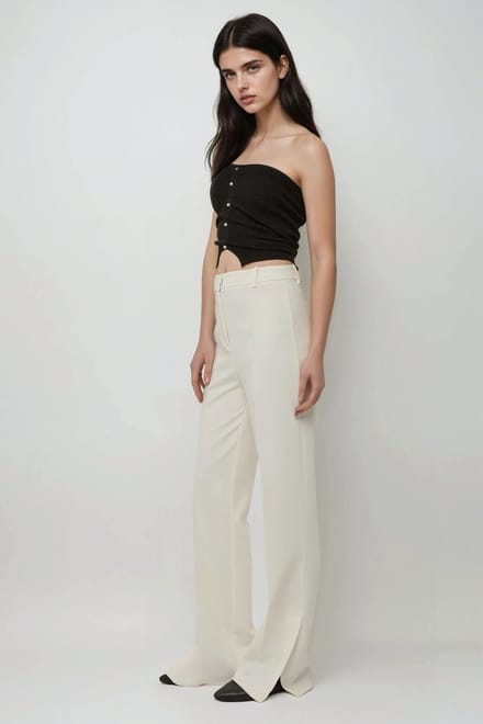 Premium Hoge Taille Flared Broek