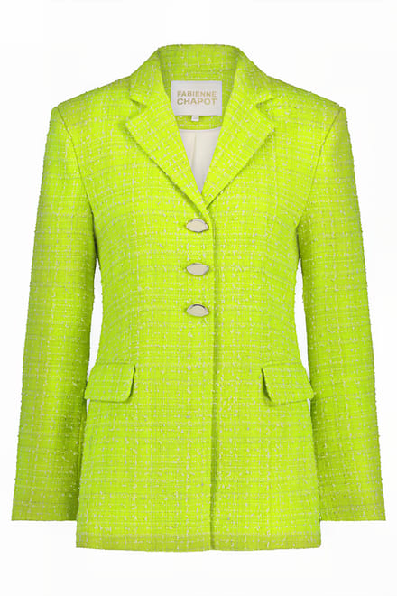 Fabienne Chapot Cher Blazer Lovely Lime Maat: 34 | Blazers Outlet | Dames | Groen