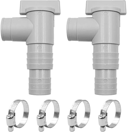 Dailygoods- Afsluitkraan Duurzaam - 32 mm Slangaansluiting - 2 x