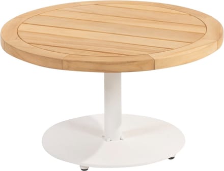 4 Seasons Outdoor Salontafel Volta Teak White Ø60 cm