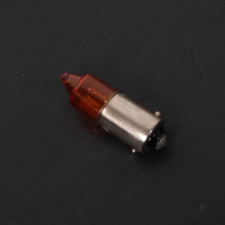 Boite 10 ampoule baïonnette de clignotant orange BA9s 12V 10W pour moto scooter