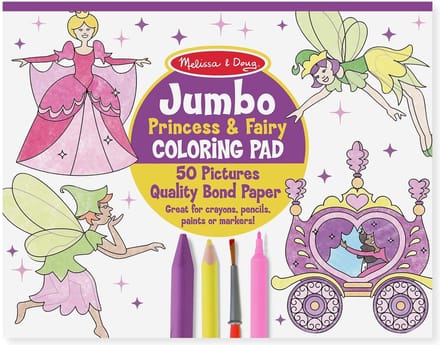 Melissa & Doug -  Princess & Fairy - Kleurboek