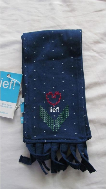 Lief! sjaal Dutch blue size 1