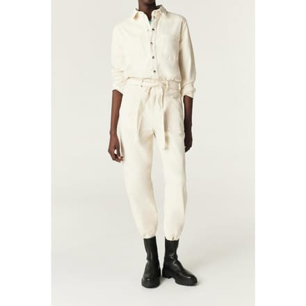 BA&SH Combinaison Ferry Ecru Maat: 44 | Jumpsuits Outlet | Dames | Ecru