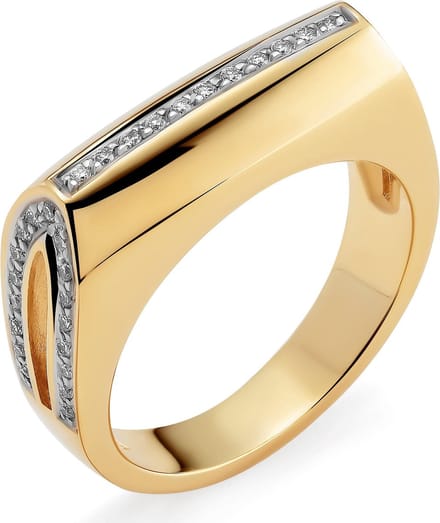 Orphelia RD-33070/54 - Ring - geelgoudkleurige 18 Karaat - Diamant 0.25 ct
