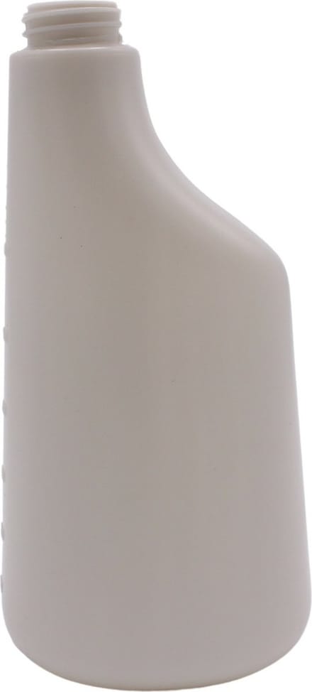 Fles 600 ml transparant gerecycleerd PE