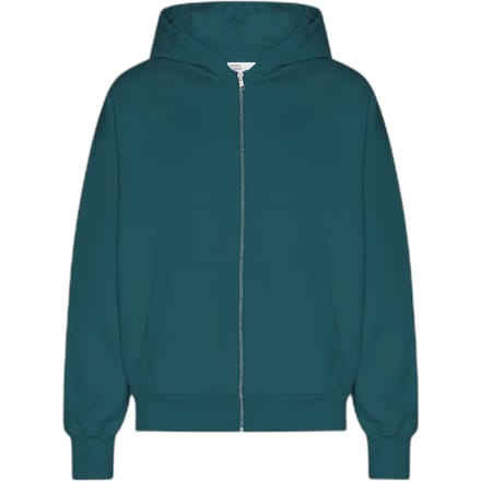 Hooded sweatshirt met rits Colorful Standard Organic