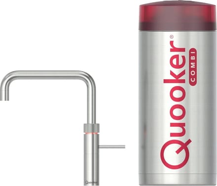 Quooker Fusion Square Kokendwaterkraan - COMBI boiler - RVS - 3in1