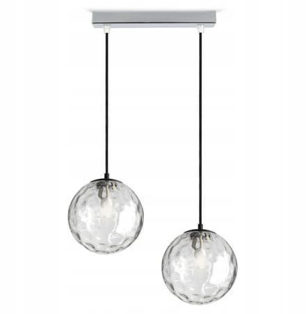 Hanglamp BZ2 Chroom Glas 2x G9 LED Modern