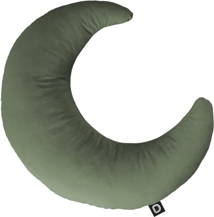Decordruk VELVET - Sierkussen - Maanvorm - Szałwia