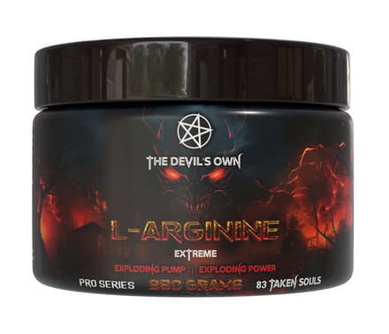 The Devil's Own | L-arginine | Unflavored | 250gr 83 servings | Pre-workout | Intra-workout | Aminozuren | Nutriworld