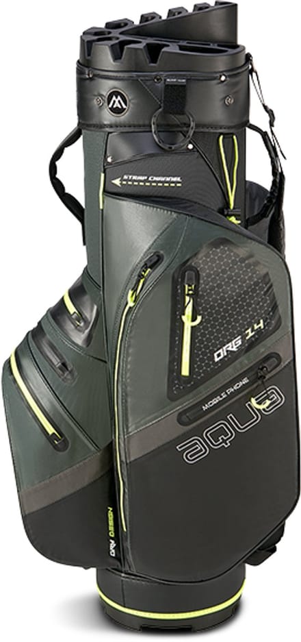 Big Max Aqua Silencio 4 - Waterdichte Golftas - Cartbag - Stille Golf Tas - Groen