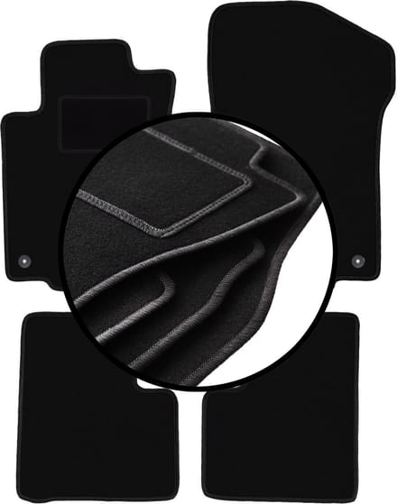 Complete set veloursmatten voor: Mercedes ML W164 SUV (2005-2011)