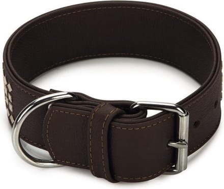 Beeztees Vintage - Hondenhalsband - Bruin - 43,5-49,5 cm x 50 mm