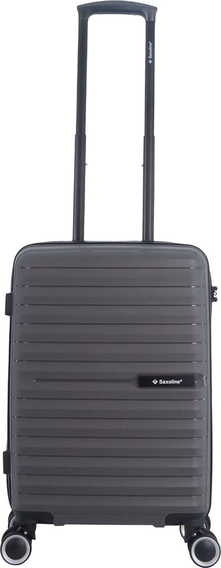 Saxoline – Fiesta | Handbagage / Harde Koffer / Reiskoffer – Small (33L) – Grijs - Grijs / Small