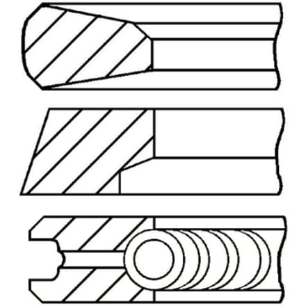 Goetze Engine Zuigerveren set GOETZE 0843440000