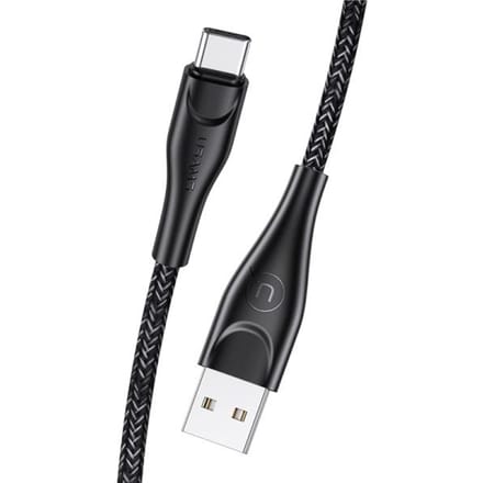USAMS U41 Serie - USB-C Kabel - 1m - Snellaadfunctie - Nylon Gevlochten