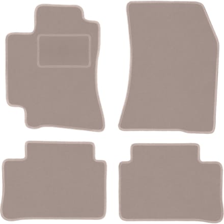 Beige velours matten voor: Lexus IS I sedan (1998-2005)