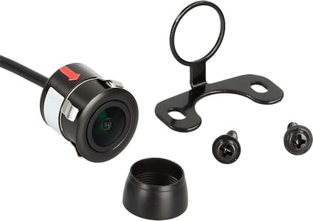 Achteruitrij Camera mini zwart NTSC met beeldlijnen en spiegelfunctie