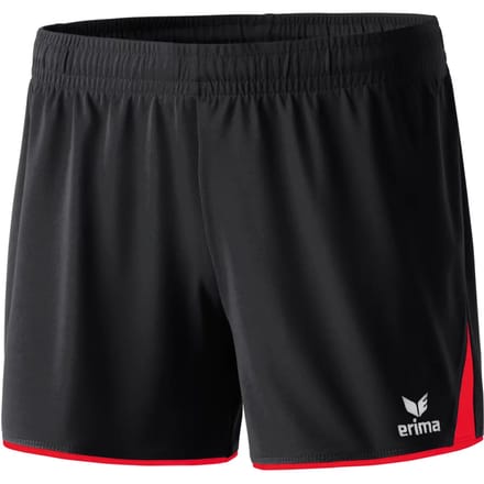 Erima 5-Cubes Short Dames - Zwart / Rood | Maat: 38