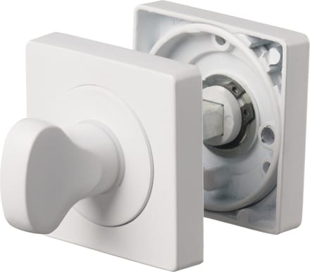Ostiumhome® - Deurbeslag- WC-Slot - Wit - vierkante rozet - Arezzo