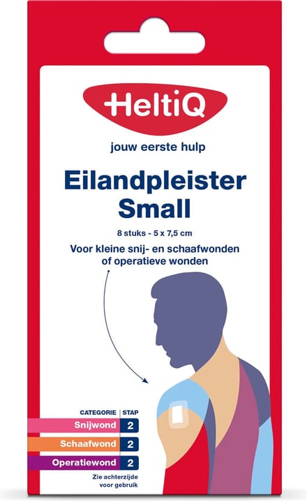 Heltiq Eilandpleister Small 7,5 X 5 Cm - 8 Stuks