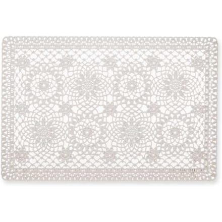 Unique Living | Placemat Floral | Rechthoekig | Polyester | Beige | 30x45cm