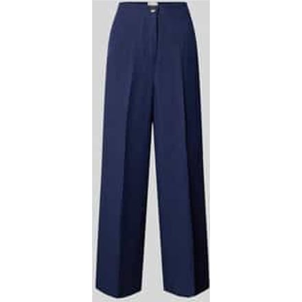 Stoffen broek van mix van viscose en linnen model 'PERA'