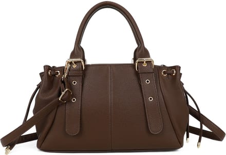 Gallantry® Dames Handtas – Schoudertas – Ruime Tas met Binnenvakken – Coffee