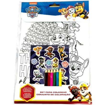 Nickelodeon Kleurset Paw Patrol Junior 14-delig