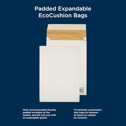 Eco Kussen 140gsm gerecycled Kraftpapier - Gewatteerde Plasticvrije Papieren Mailer Pack van 100