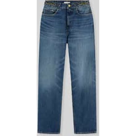 tapered fit jeans van puur katoen