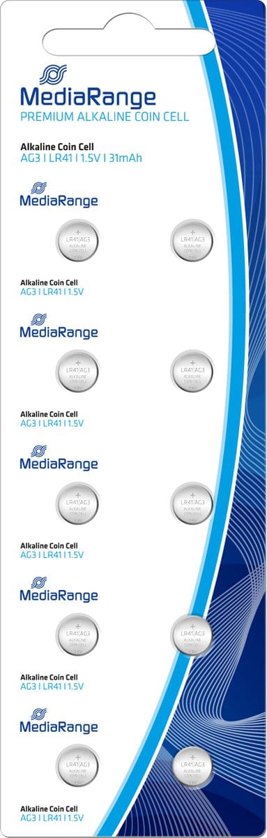MediaRange MRBAT117 huishoudelijke batterij Wegwerpbatterij SR41 Alkaline