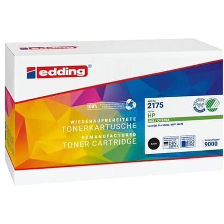 Edding EDD-2175 Toner vervangt HP 26X (CF226X) Zwart Compatibel Tonercassette