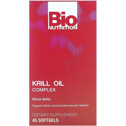 Bio Nutrition, Complexe d'huile de krill, 45 gélules