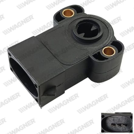 Sensor, smoorkleppenverstelling WAGNER THR00023