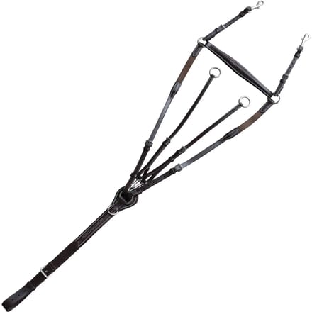 Jachthalsband voor paard met stiksels Canter