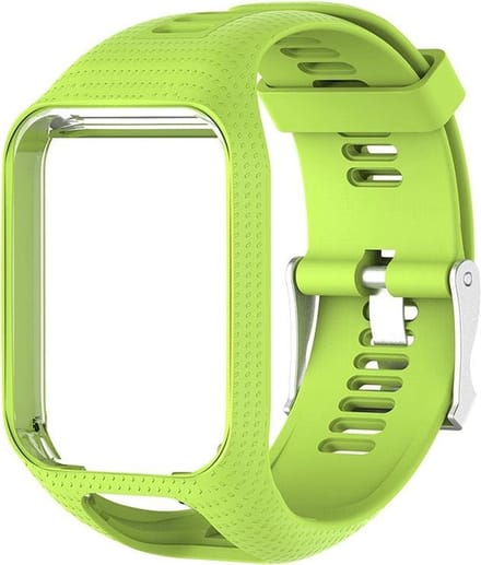 KELERINO. Siliconen bandje geschikt voor TomTom Runner/Spark modellen - Lime