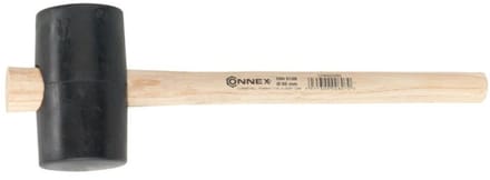 CONNEX Rubber HAMER 65mm ZWART HOUT